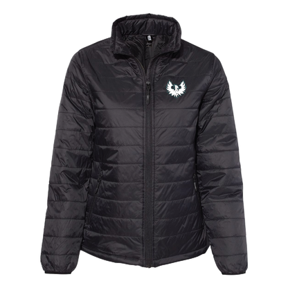 White Phoenix Logo - Mens | Womens Puffer Jacket
