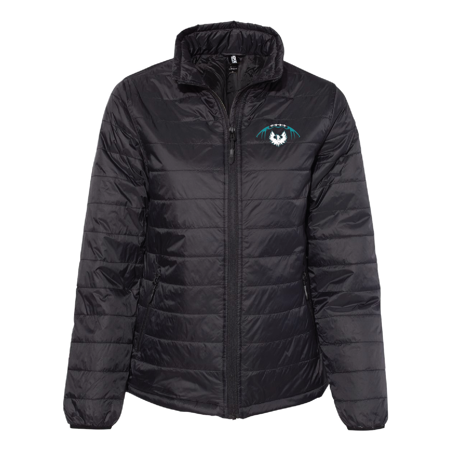 Football W/White Phoenix Logo - Mens | Womens Puffer Jacket