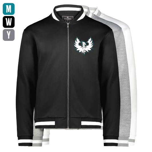 White Phoenix Logo - Mens | Womens | Youth Full Zip Jacket