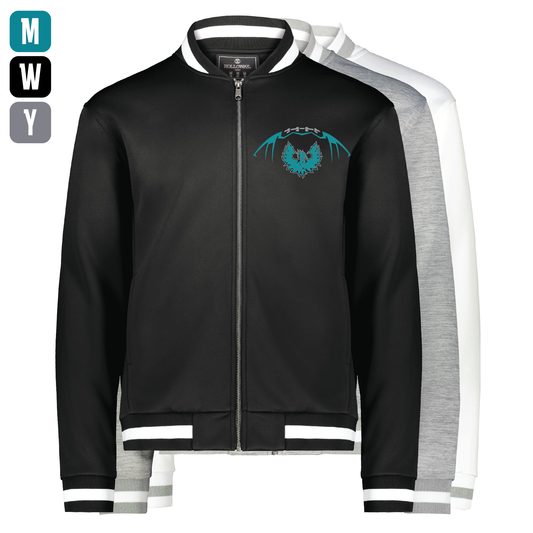 Football W/Teal Phoenix Logo - Mens | Womens | Youth Full Zip Jacket