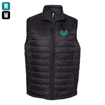 Teal Phoenix Logo - Mens | Womens Puffer Vest