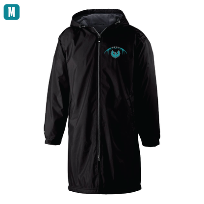 Football W/Teal Phoenix Logo - Mens Conquest Jacket