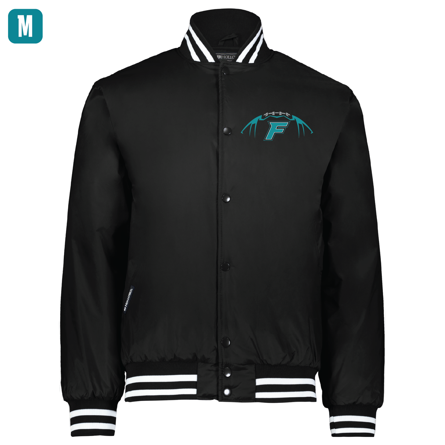 Football W/F Logo - Mens Black Heritage Jacket