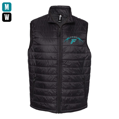 Football W/F Logo - Mens | Womens Puffer Vest