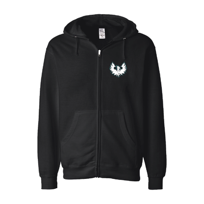 White Phoenix Logo - Adult Sponge Fleece Full-Zip Hoodie