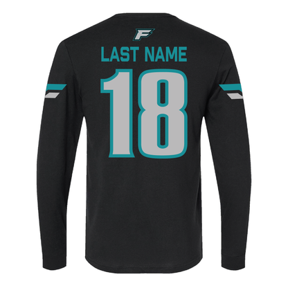 Black Jersey - Mens | Womens | Youth Long Sleeve T-Shirt