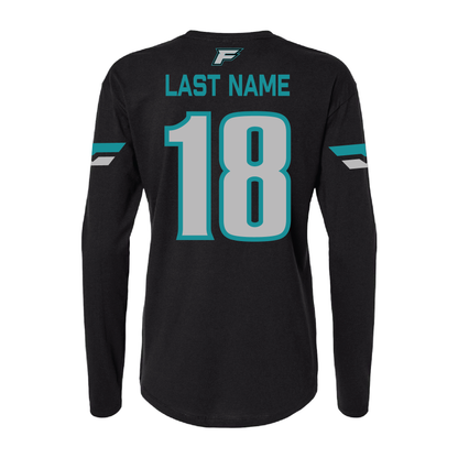 Black Jersey - Mens | Womens | Youth Long Sleeve T-Shirt