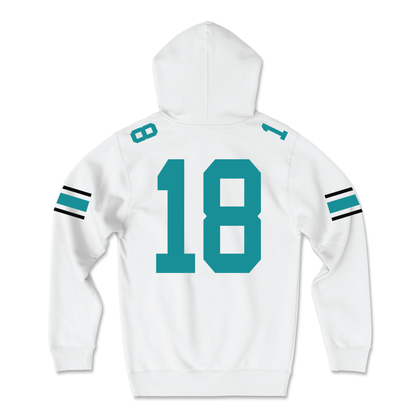 White Jersey - Adult | Youth Hoodie