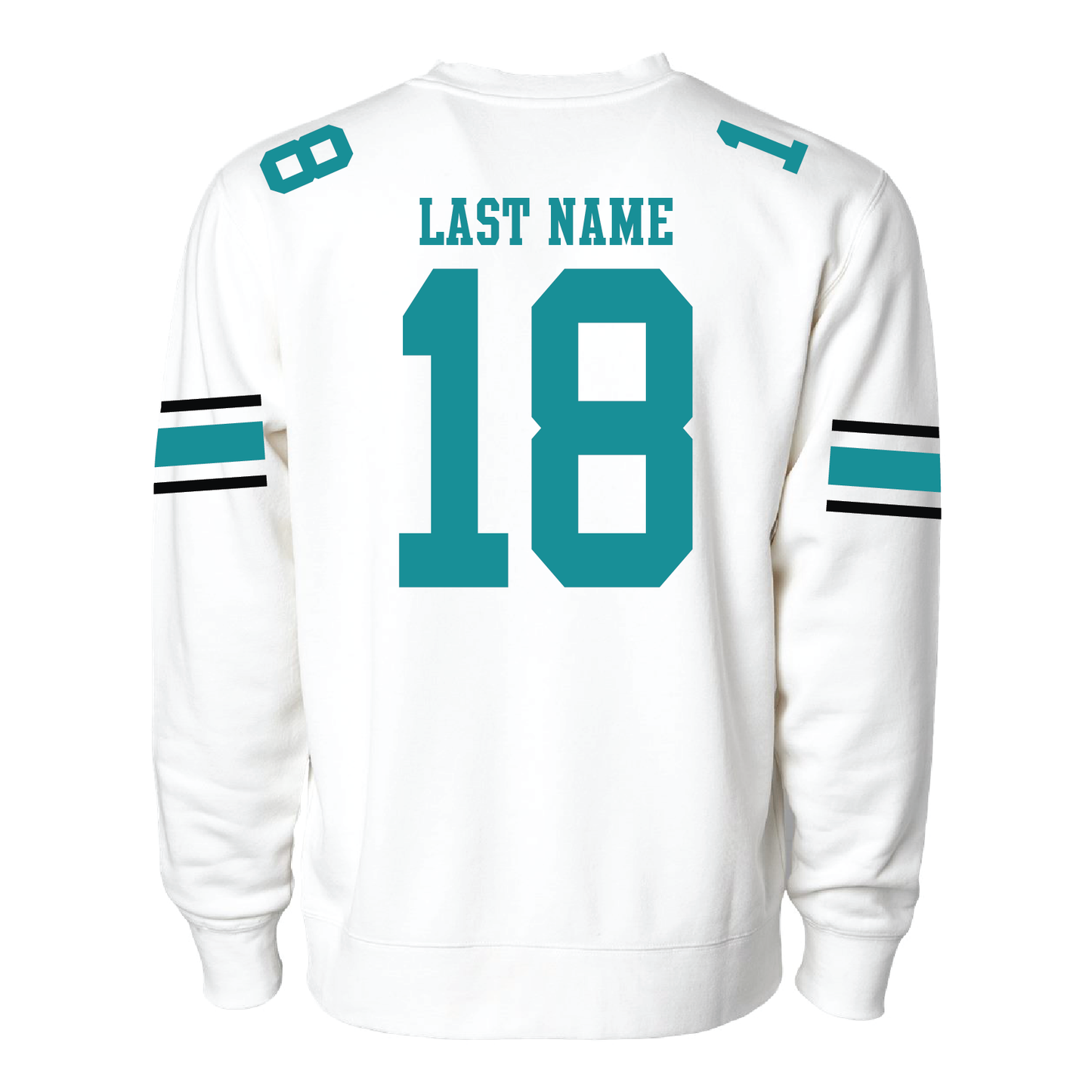 White Jersey - Adult Crewneck Sweatshirt