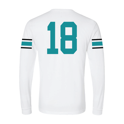 White Jersey - Mens | Womens | Youth Long Sleeve T-Shirt