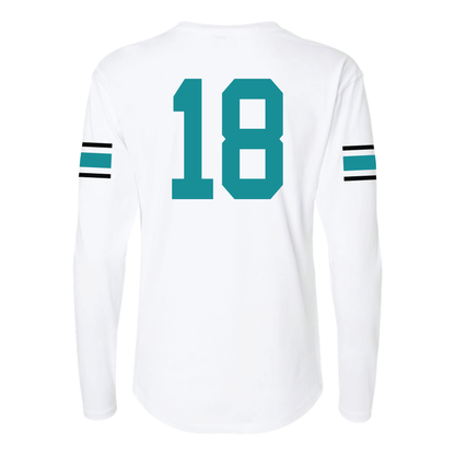 White Jersey - Mens | Womens | Youth Long Sleeve T-Shirt