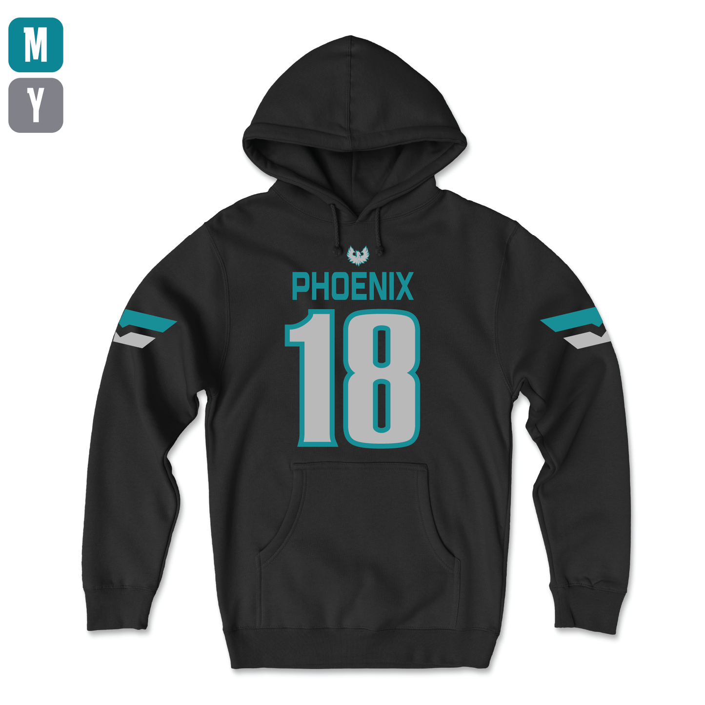 Black Jersey - Adult | Youth Hoodie