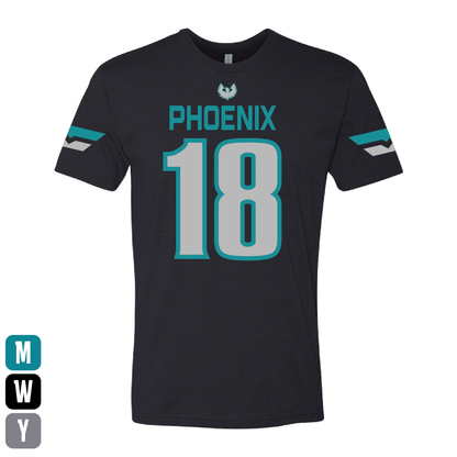 Black Jersey - Mens | Womens | Youth CVC T-Shirt
