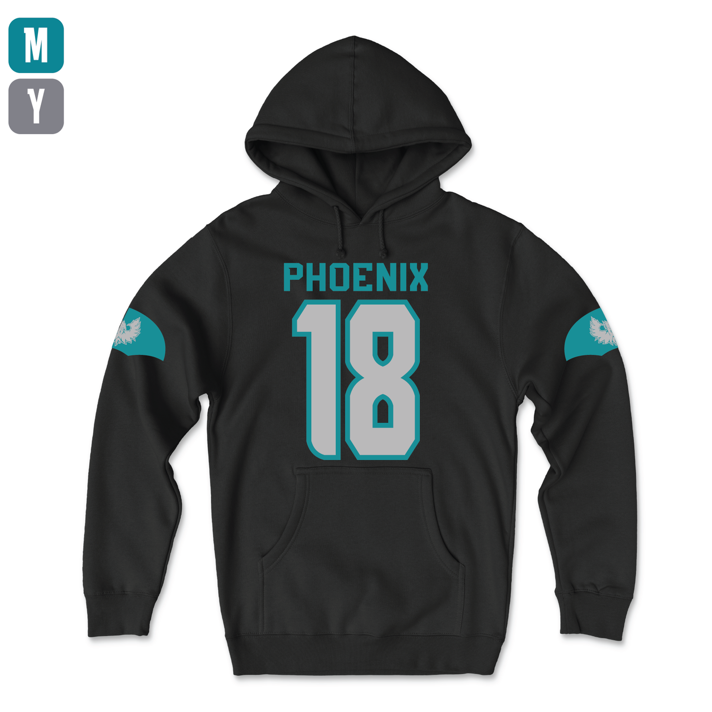 Black Sophomore Jersey - Adult | Youth Hoodie