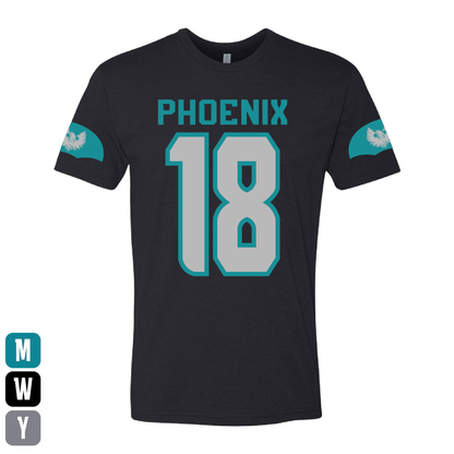 Black Sophomore Jersey - Mens | Womens | Youth CVC T-Shirt