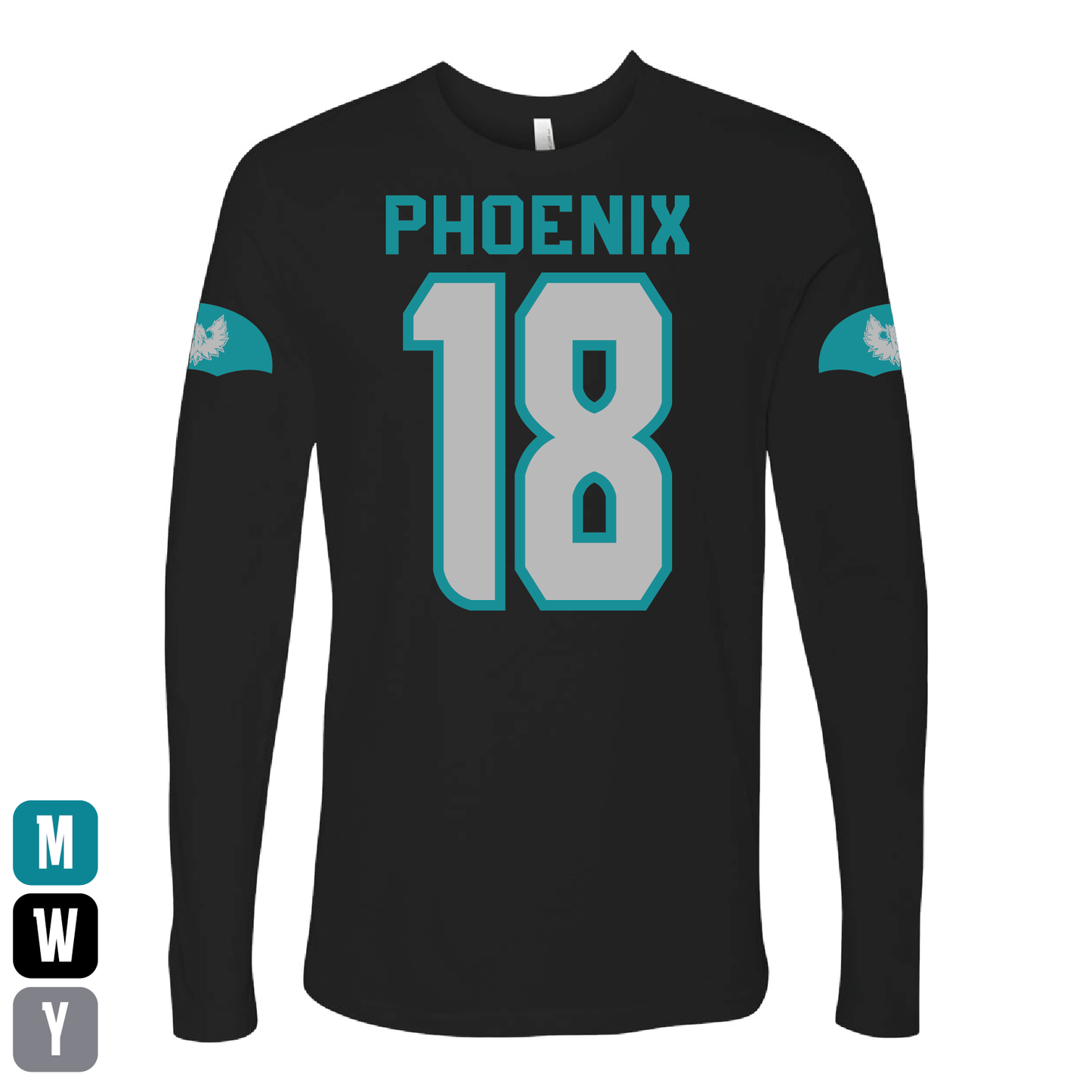 Black Sophomore Jersey - Mens | Womens | Youth Long Sleeve T-Shirt