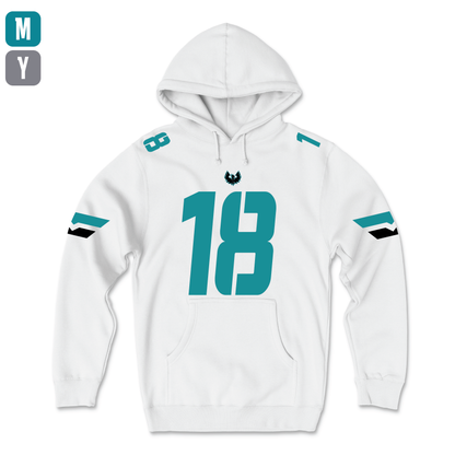 White Sophomore Jersey - Adult | Youth Hoodie