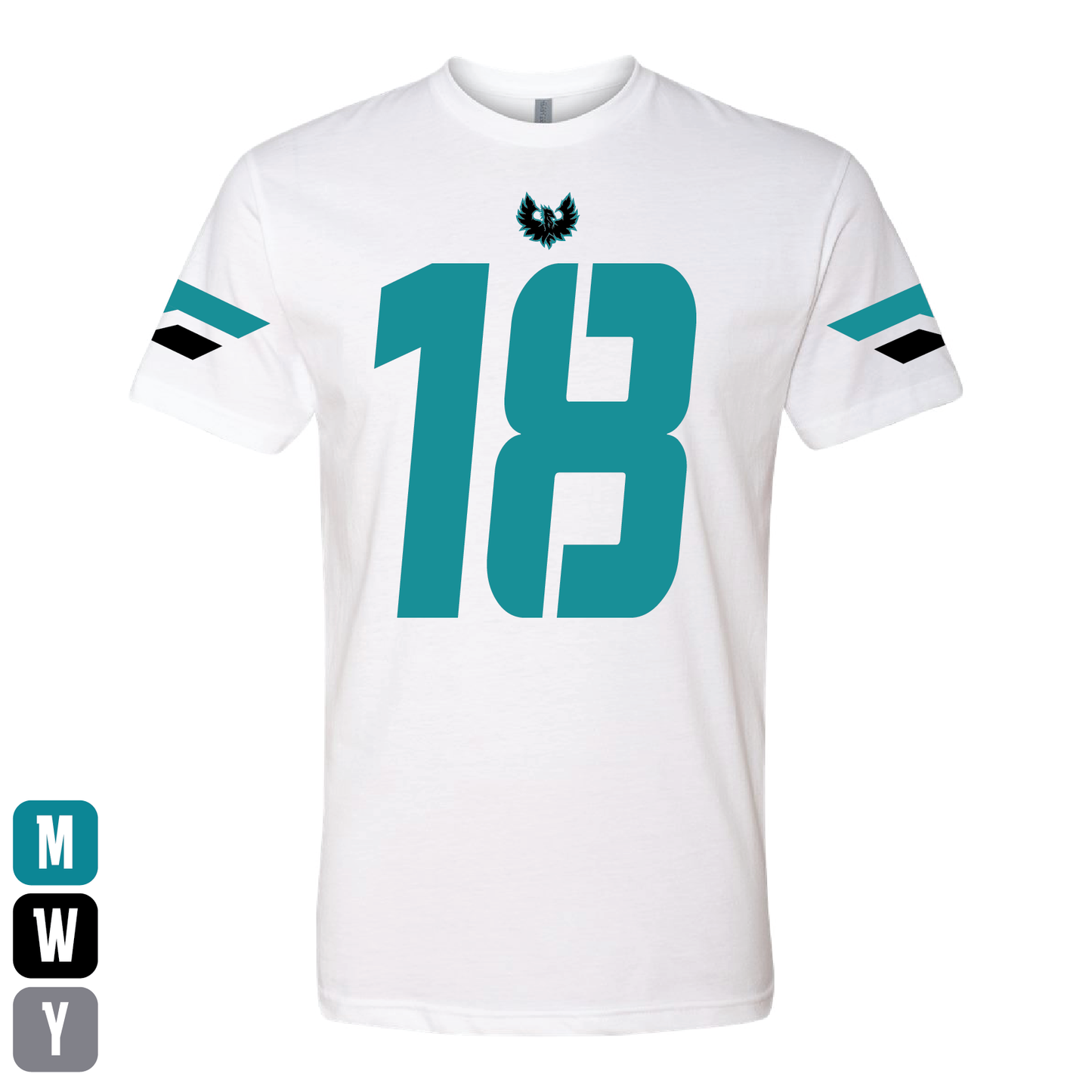 White Sophomore Jersey - Mens | Womens | Youth CVC T-Shirt