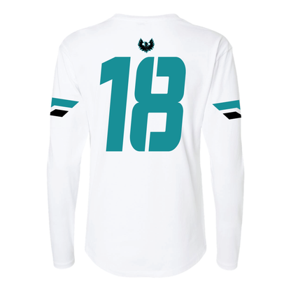 White Sophomore Jersey - Mens | Womens | Youth Long Sleeve T-Shirt