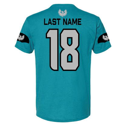 Teal Sophomore Jersey - Mens | Womens | Youth CVC T-Shirt