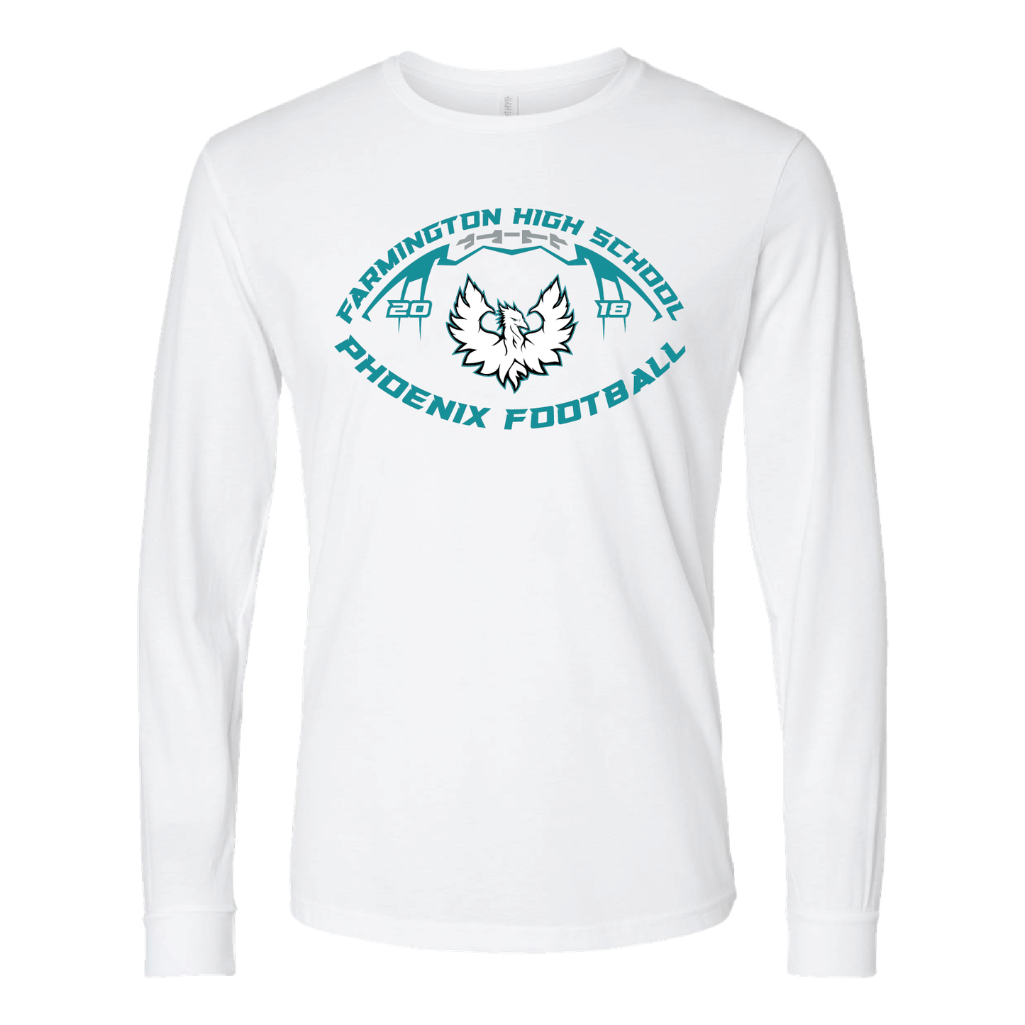 Farmington High School Phoenix Football W/White Phoenix - Mens | Womens | Youth Long Sleeve T-Shirt