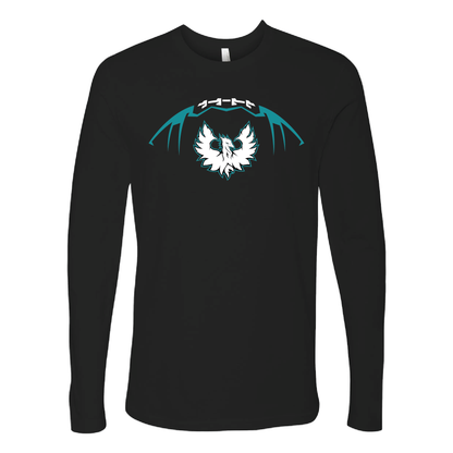 Football W/White Phoenix Logo - Mens | Womens | Youth Long Sleeve T-Shirt