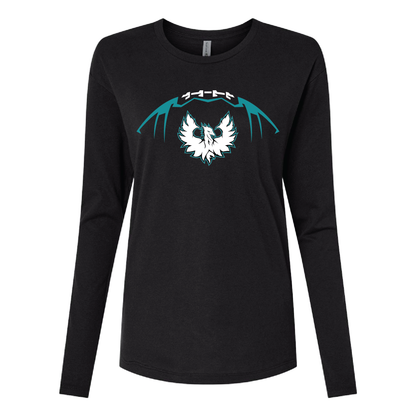 Football W/White Phoenix Logo - Mens | Womens | Youth Long Sleeve T-Shirt