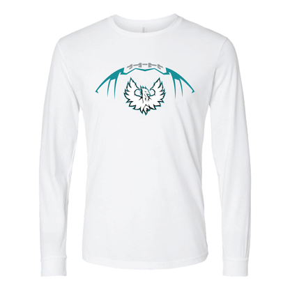 Football W/White Phoenix Logo - Mens | Womens | Youth Long Sleeve T-Shirt