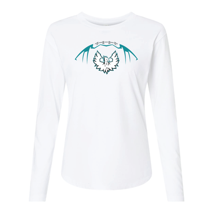Football W/White Phoenix Logo - Mens | Womens | Youth Long Sleeve T-Shirt