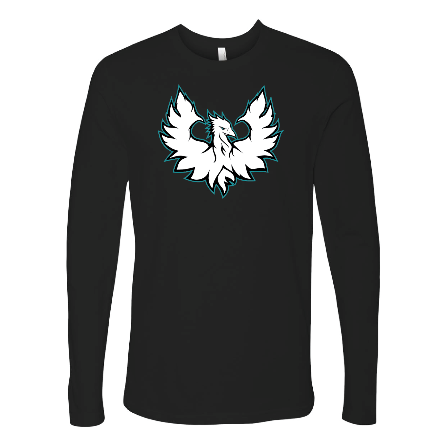 White Phoenix Logo - Mens | Womens | Youth Long Sleeve T-Shirt