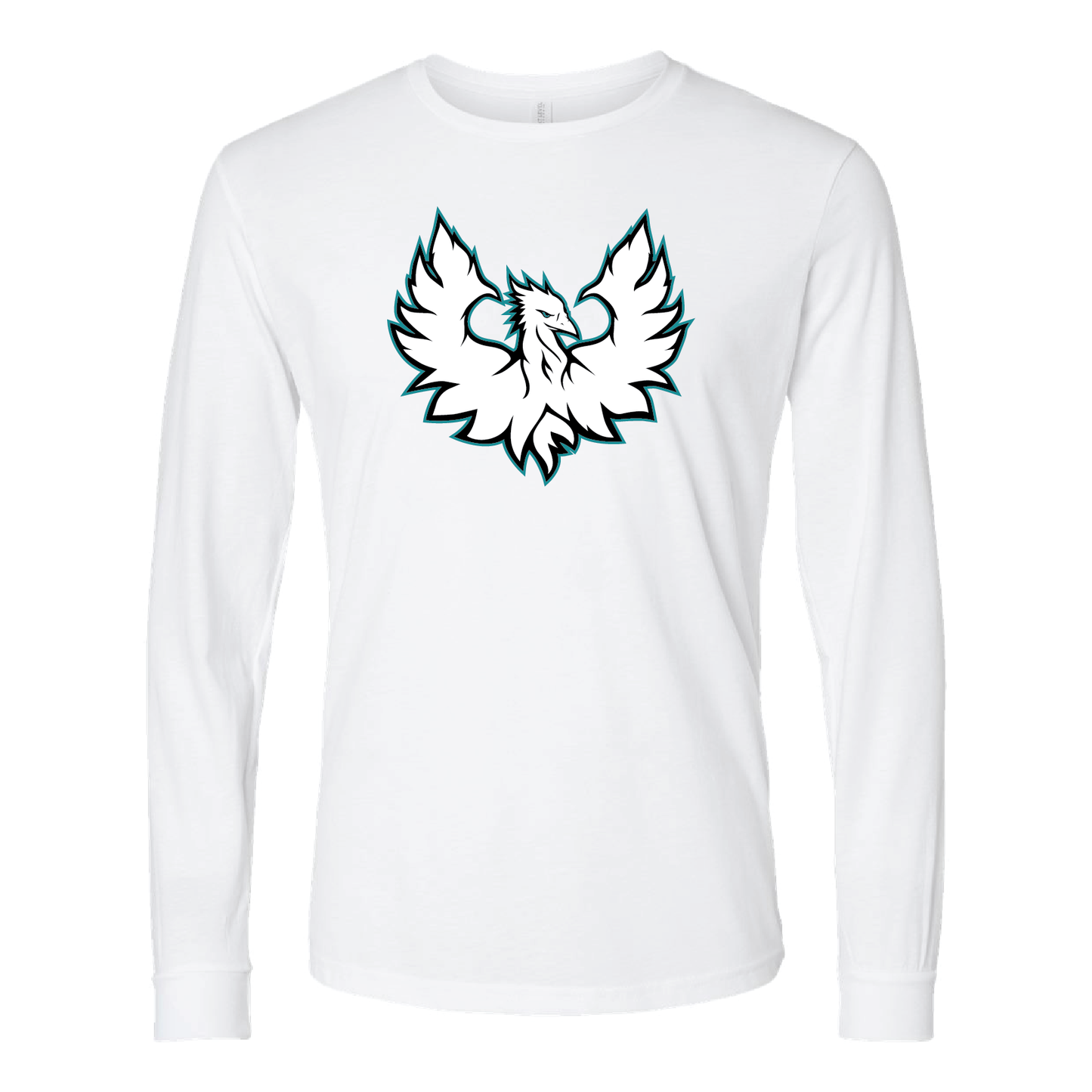 White Phoenix Logo - Mens | Womens | Youth Long Sleeve T-Shirt