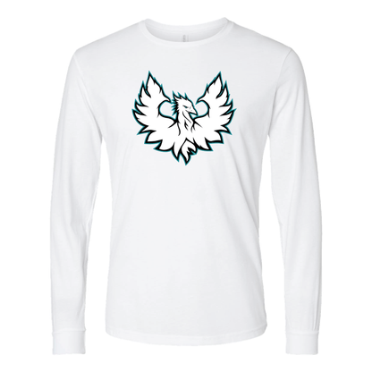 White Phoenix Logo - Mens | Womens | Youth Long Sleeve T-Shirt
