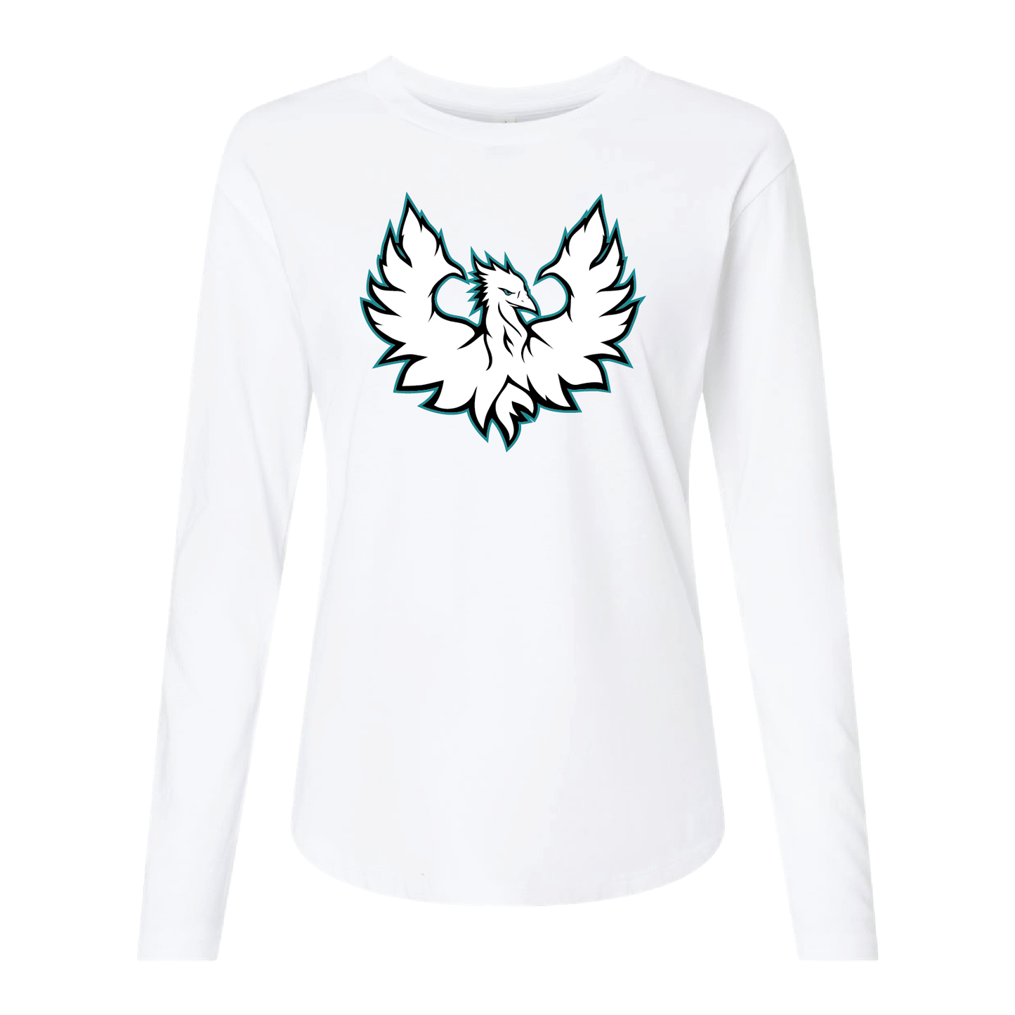 White Phoenix Logo - Mens | Womens | Youth Long Sleeve T-Shirt