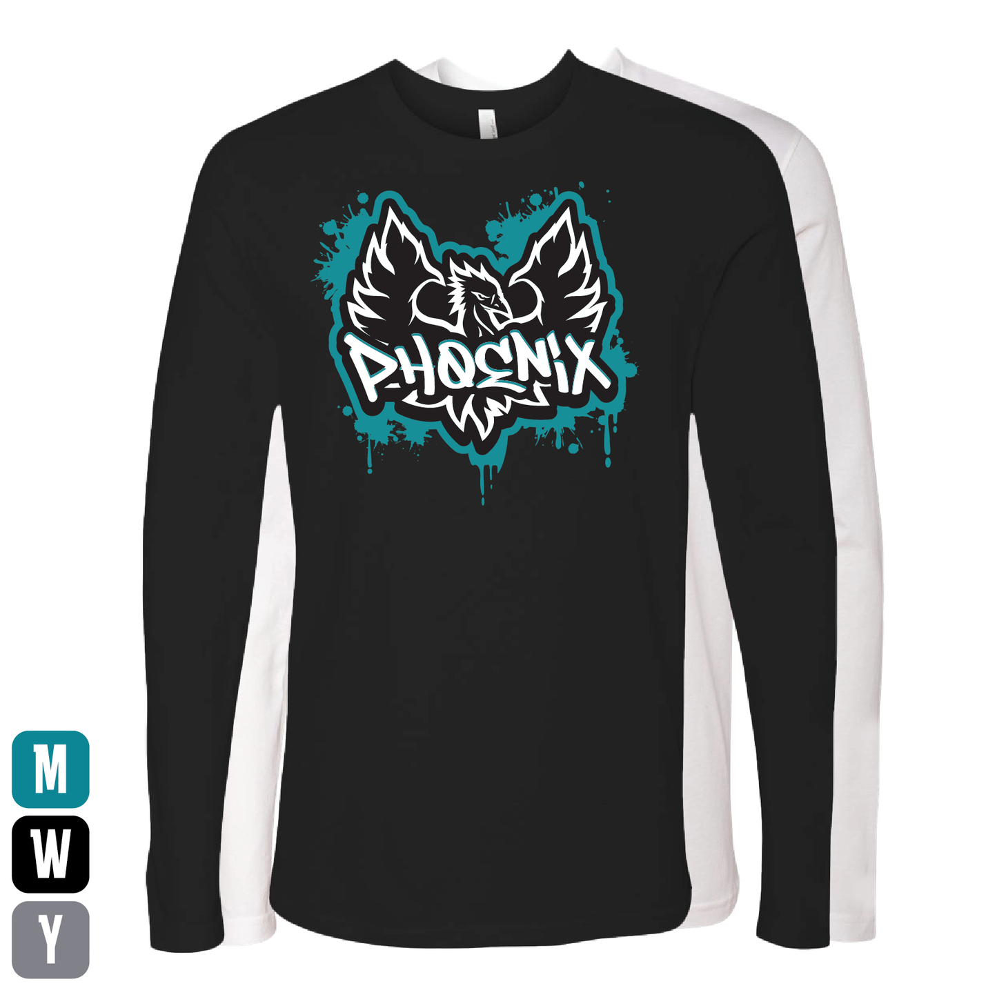 Graffit Phoenix - Mens | Womens | Youth Long Sleeve T-Shirt
