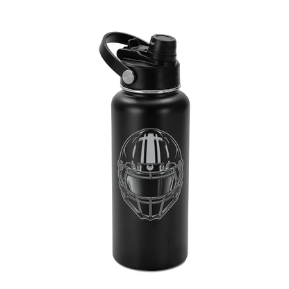 Football Helmet - 32oz Hydro Water Bottle