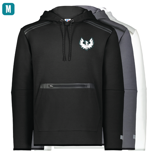 White Phoenix Logo - Adult Tech Fleece Hoodie