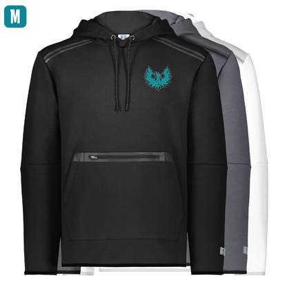 Teal Phoenix Logo - Adult Tech Fleece Hoodie