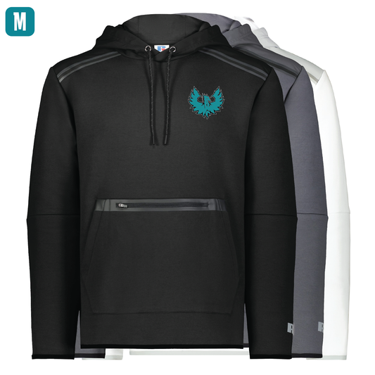 Teal Phoenix Logo - Adult Tech Fleece Hoodie
