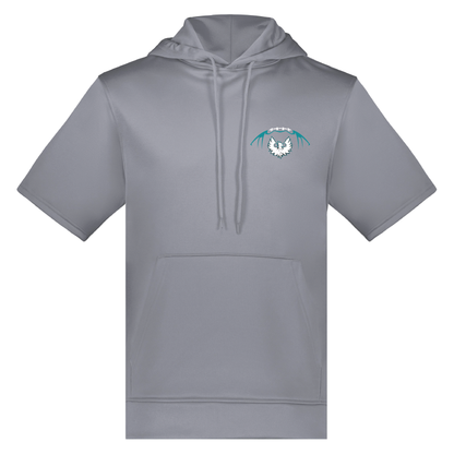 Football W/White Phoenix Logo - Adult Short Sleeve Hoodie