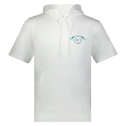 Football W/White Phoenix Logo - Adult Short Sleeve Hoodie