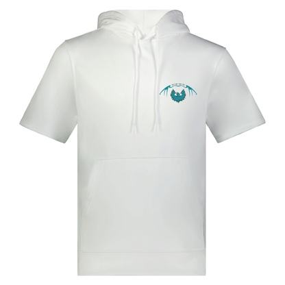 Football W/Teal Phoenix Logo - Adult Short Sleeve Hoodie
