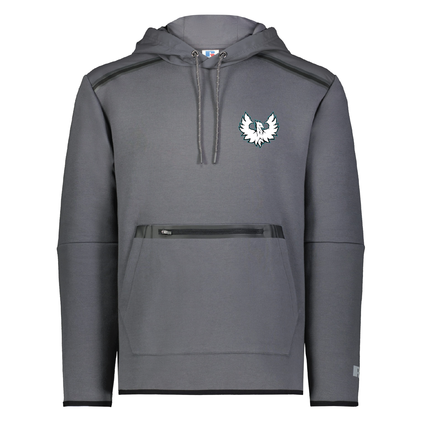 White Phoenix Logo - Adult Tech Fleece Hoodie