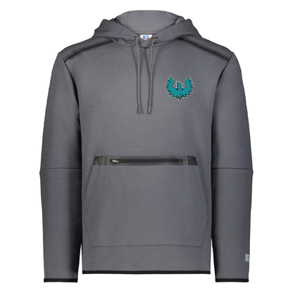 Teal Phoenix Logo - Adult Tech Fleece Hoodie