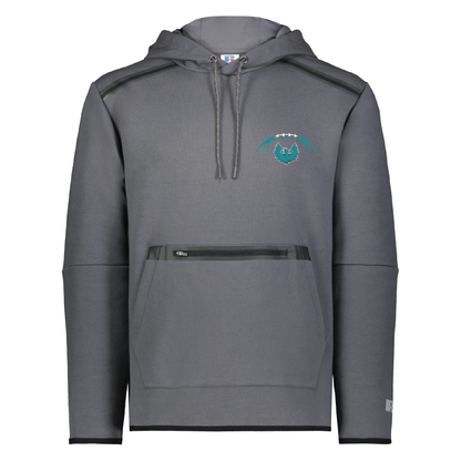 Football W/Teal Phoenix Logo - Adult Tech Fleece Hoodie