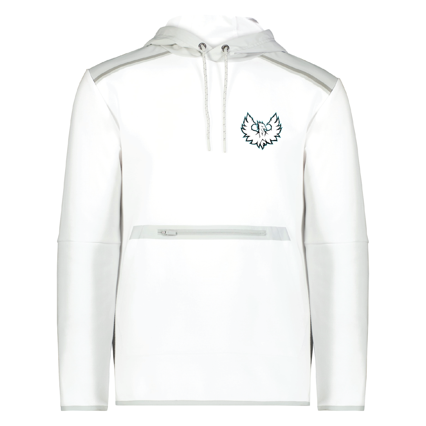 White Phoenix Logo - Adult Tech Fleece Hoodie