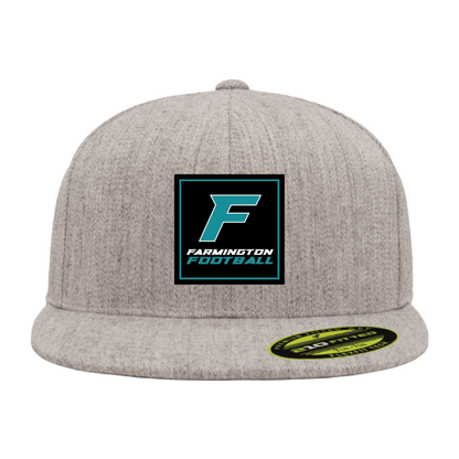 Farmington Football Square Patch - Flat Bill Flexfit