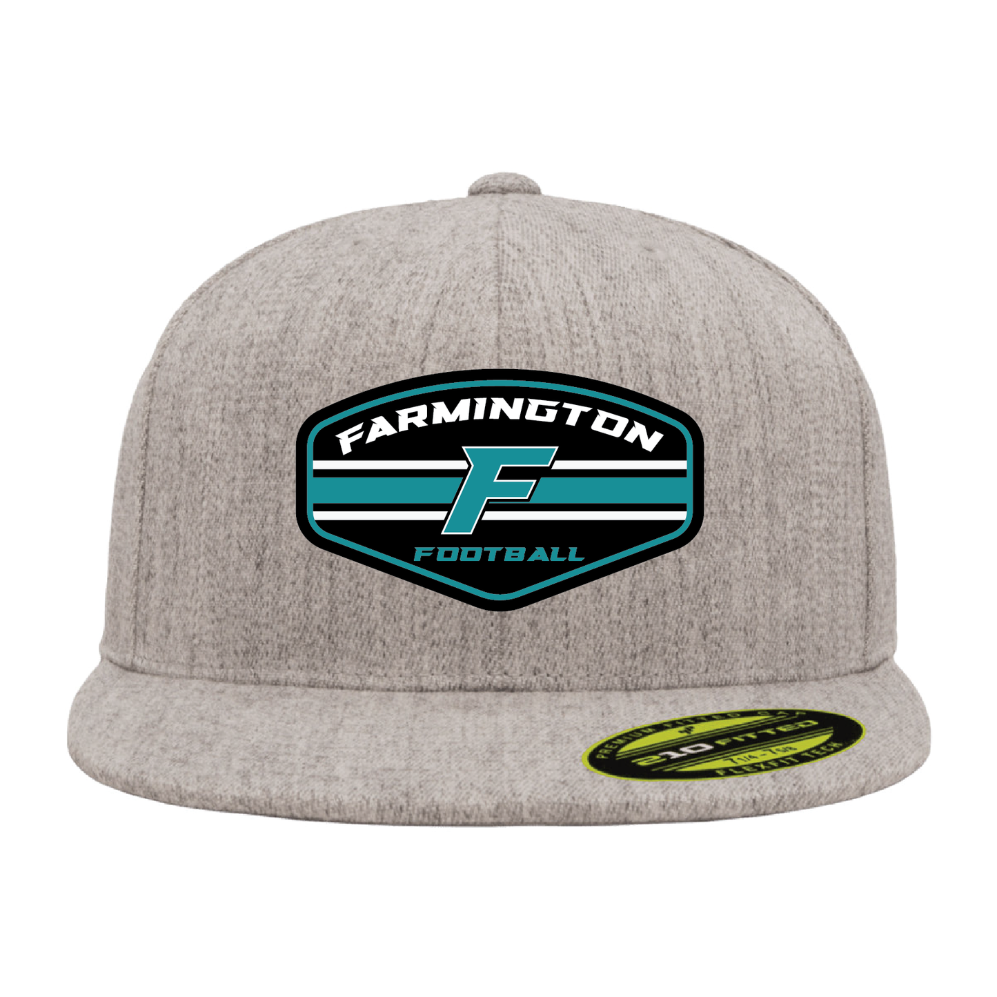 Farmington Football Stripe - Flat Bill Flexfit
