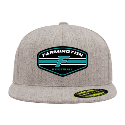 Farmington Football Stripe - Flat Bill Flexfit
