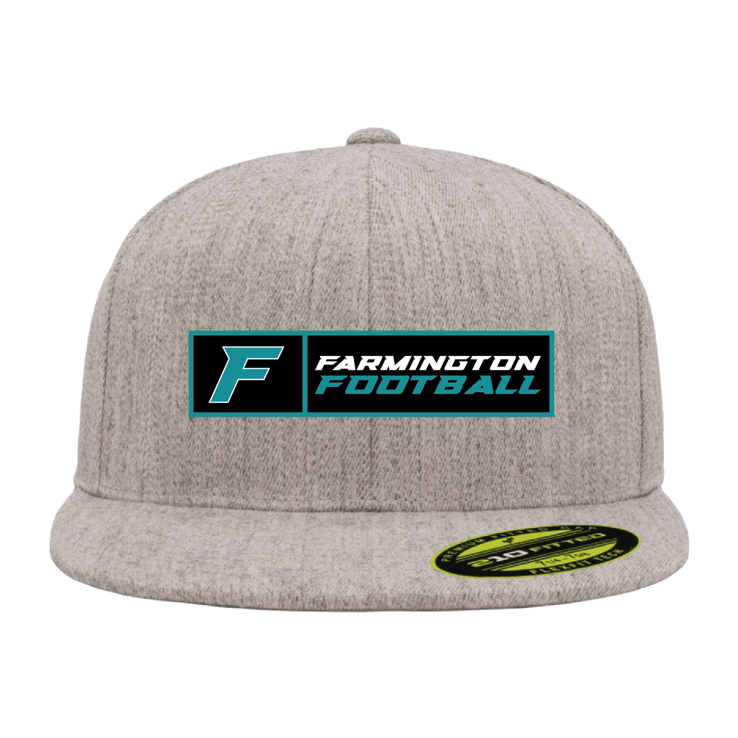 Farmington Football Patch - Flat Bill Flexfit