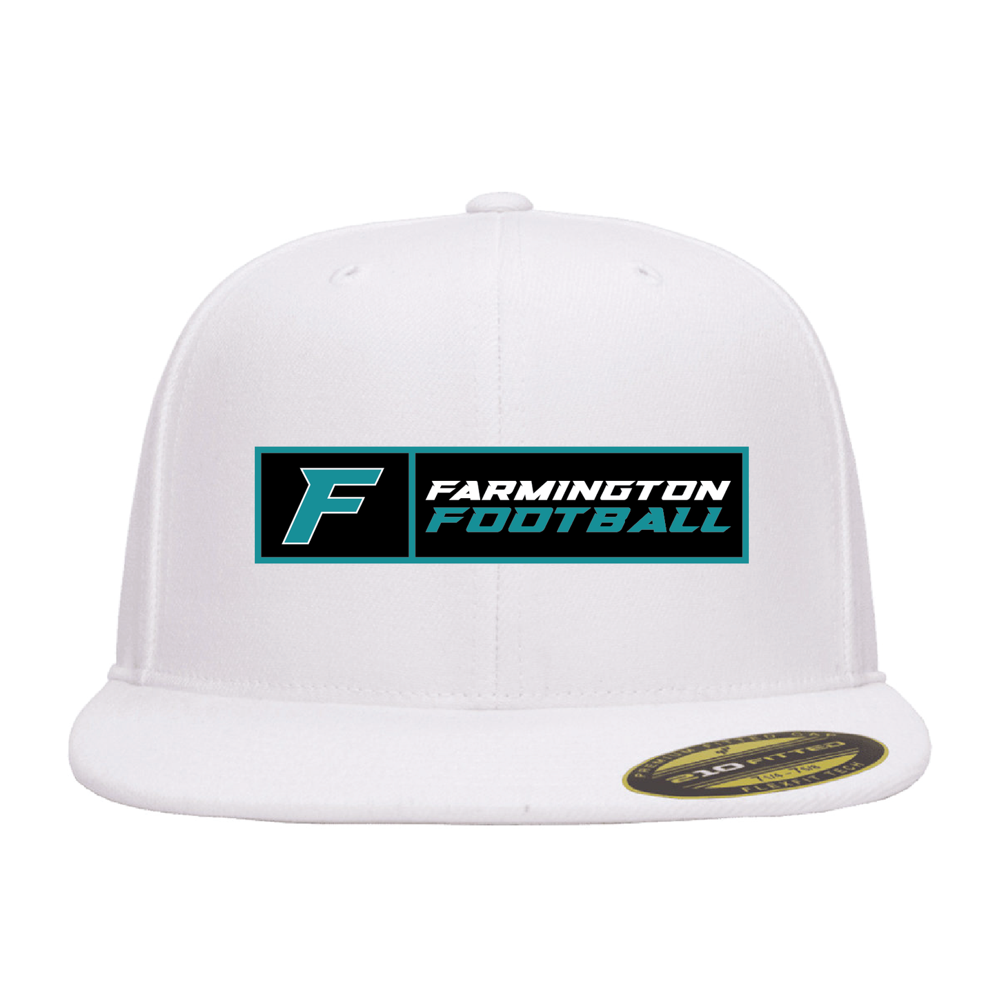 Farmington Football Patch - Flat Bill Flexfit